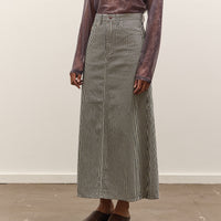 Kapital 10oz Hickoree High Waisted Maxi Skirt, Hickoree