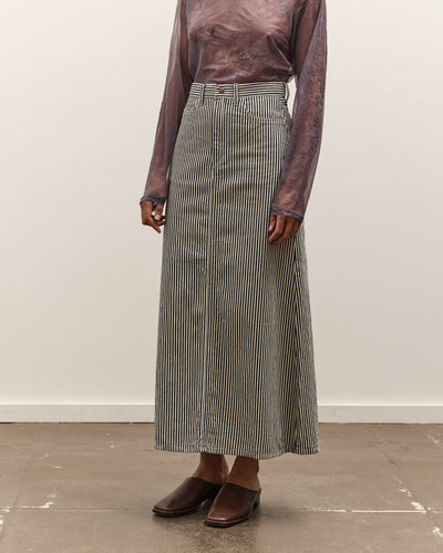 Kapital 10oz Hickoree High Waisted Maxi Skirt, Hickoree