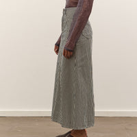 Kapital 10oz Hickoree High Waisted Maxi Skirt, Hickoree