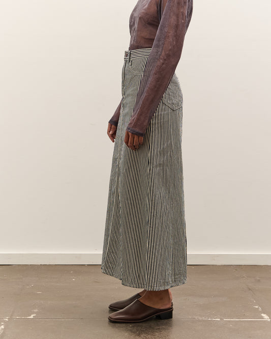 Kapital 10oz Hickoree High Waisted Maxi Skirt, Hickoree