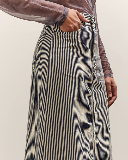 Kapital 10oz Hickoree High Waisted Maxi Skirt, Hickoree