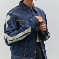 Kapital 11.5oz Denim Mexican Tuxedo Westerner, Indigo