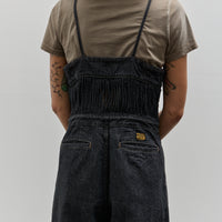 Kapital 11.5oz Denim Macaroni Overall, Pro Black