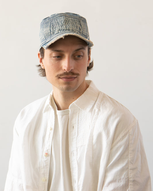 Kapital 11.5oz Denim The Old Man and the Sea Cap, Indigo