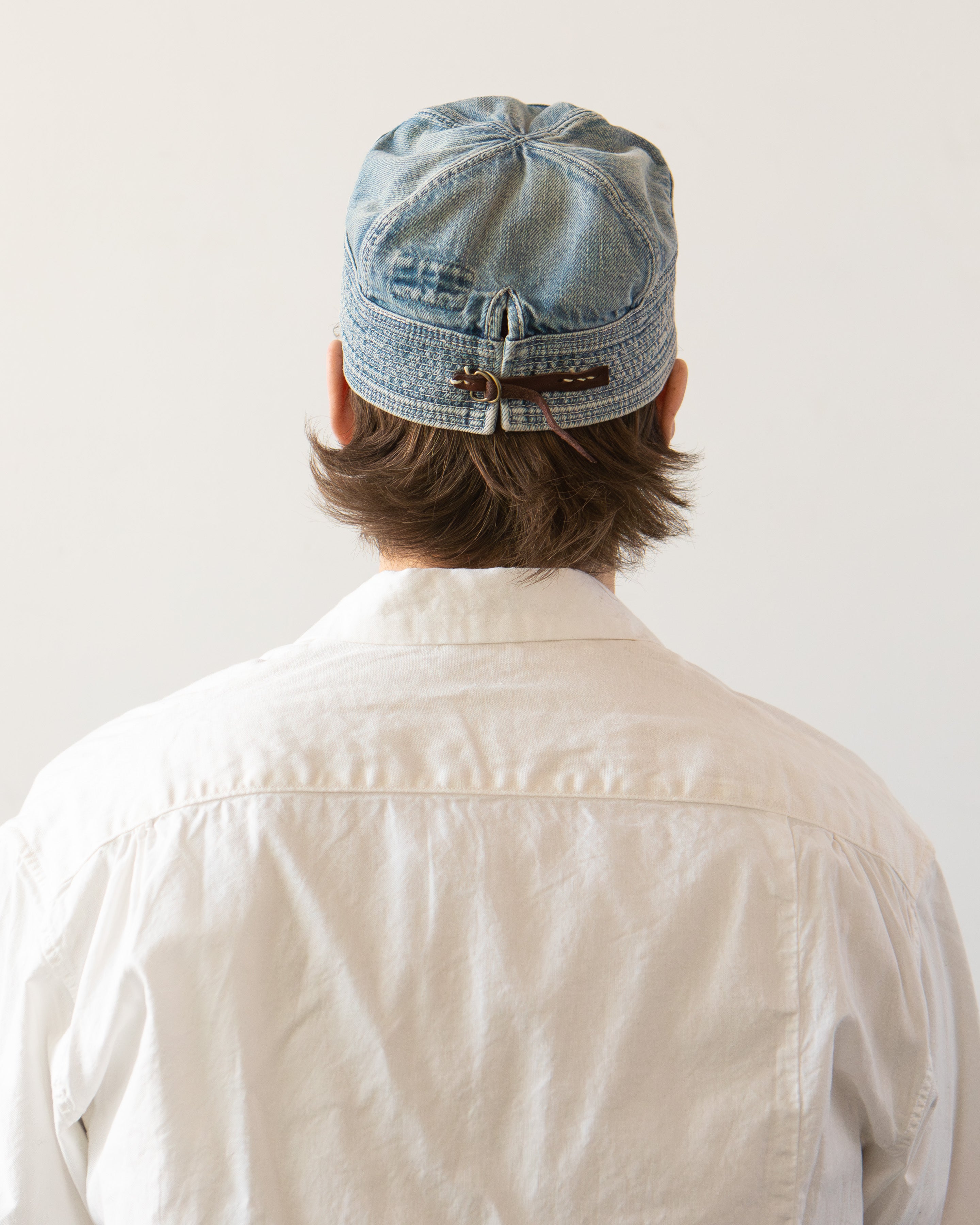Kapital 11.5oz Denim The Old Man and the Sea Cap, Indigo