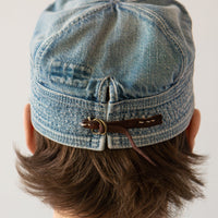 Kapital 11.5oz Denim The Old Man and the Sea Cap, Indigo