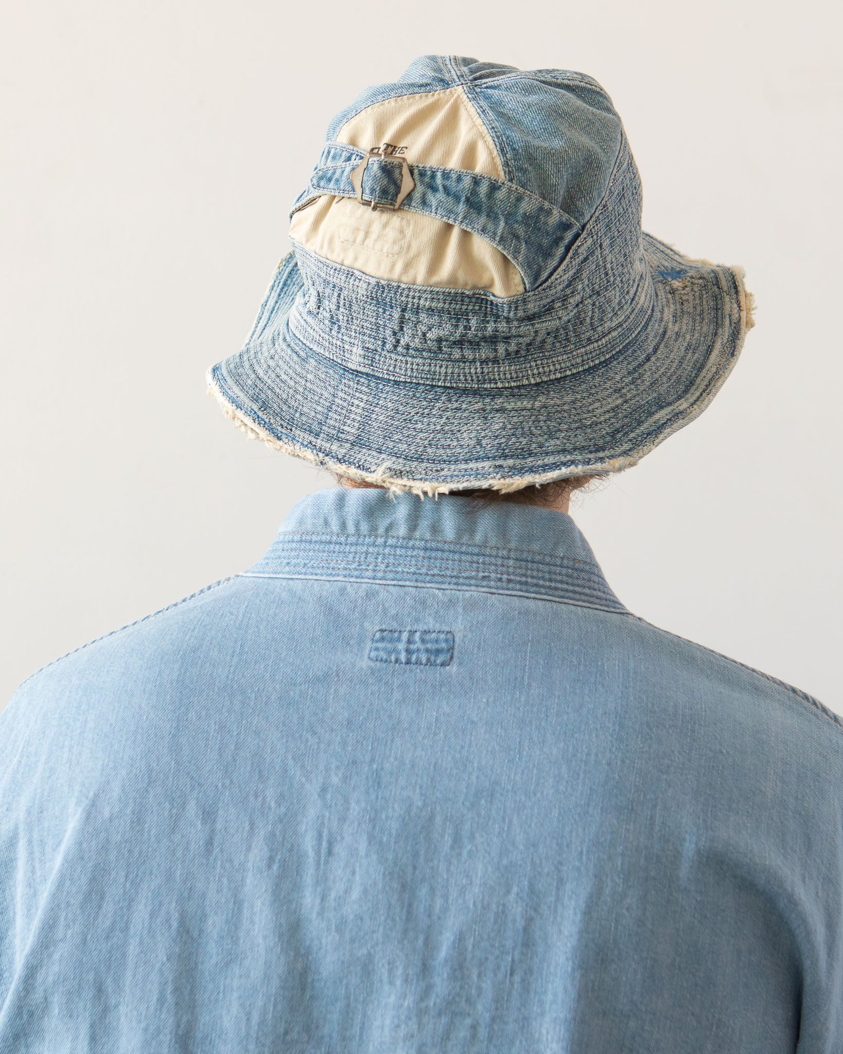 Kapital 11.5oz Denim The Old Man and the Sea Hat, Indigo | Glasswing