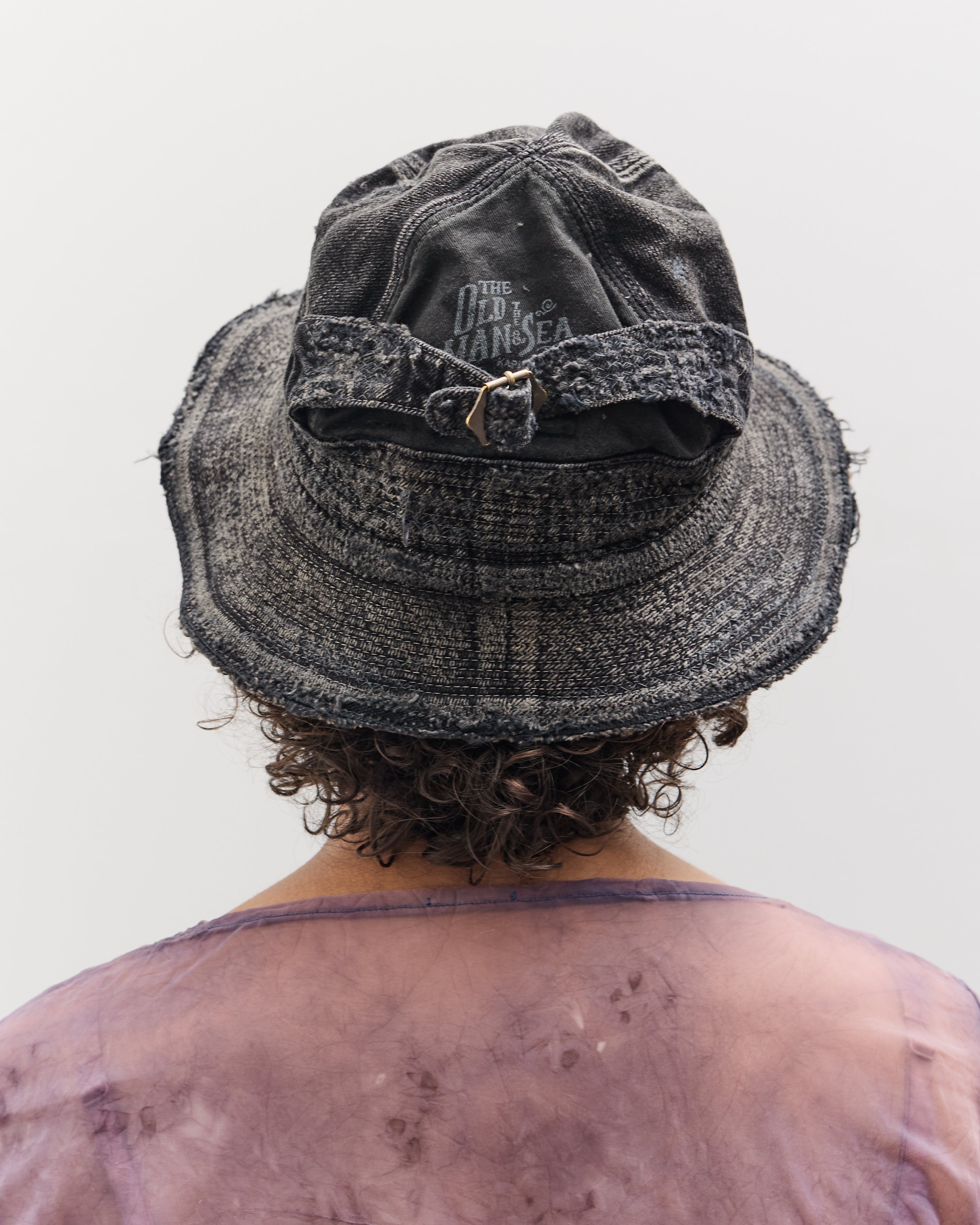 Kapital 11.5ozBLKxBLK Denim The Old Man And The Sea Hat