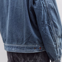 Kapital 11.5Oz Denim Lined Reversible Zip Up Work Jacket, Virgin Maria, Pro