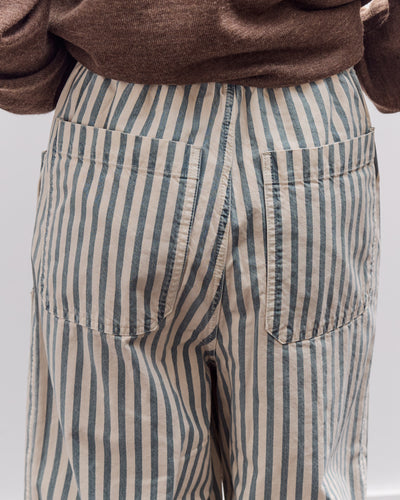 Kapital 9oz French Hickoree W-Knee EASY Baggy Pants, Hickoree