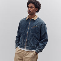 Kapital 11.5Oz Denim Lined Reversible Zip Up Work Jacket, Virgin Maria, Pro