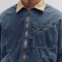 Kapital 11.5Oz Denim Lined Reversible Zip Up Work Jacket, Virgin Maria, Pro