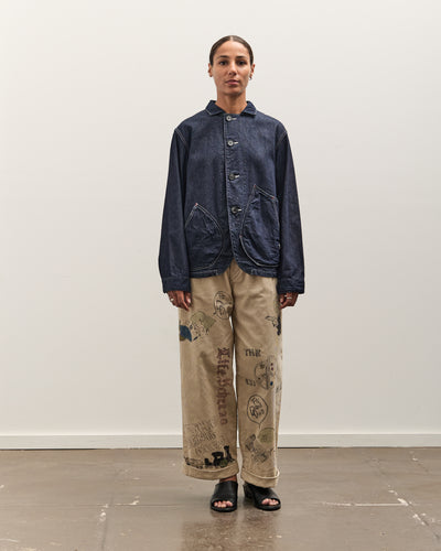 Kapital 11.5ozDenim x 8ozDenim RINGOMAN Coverall, IDG