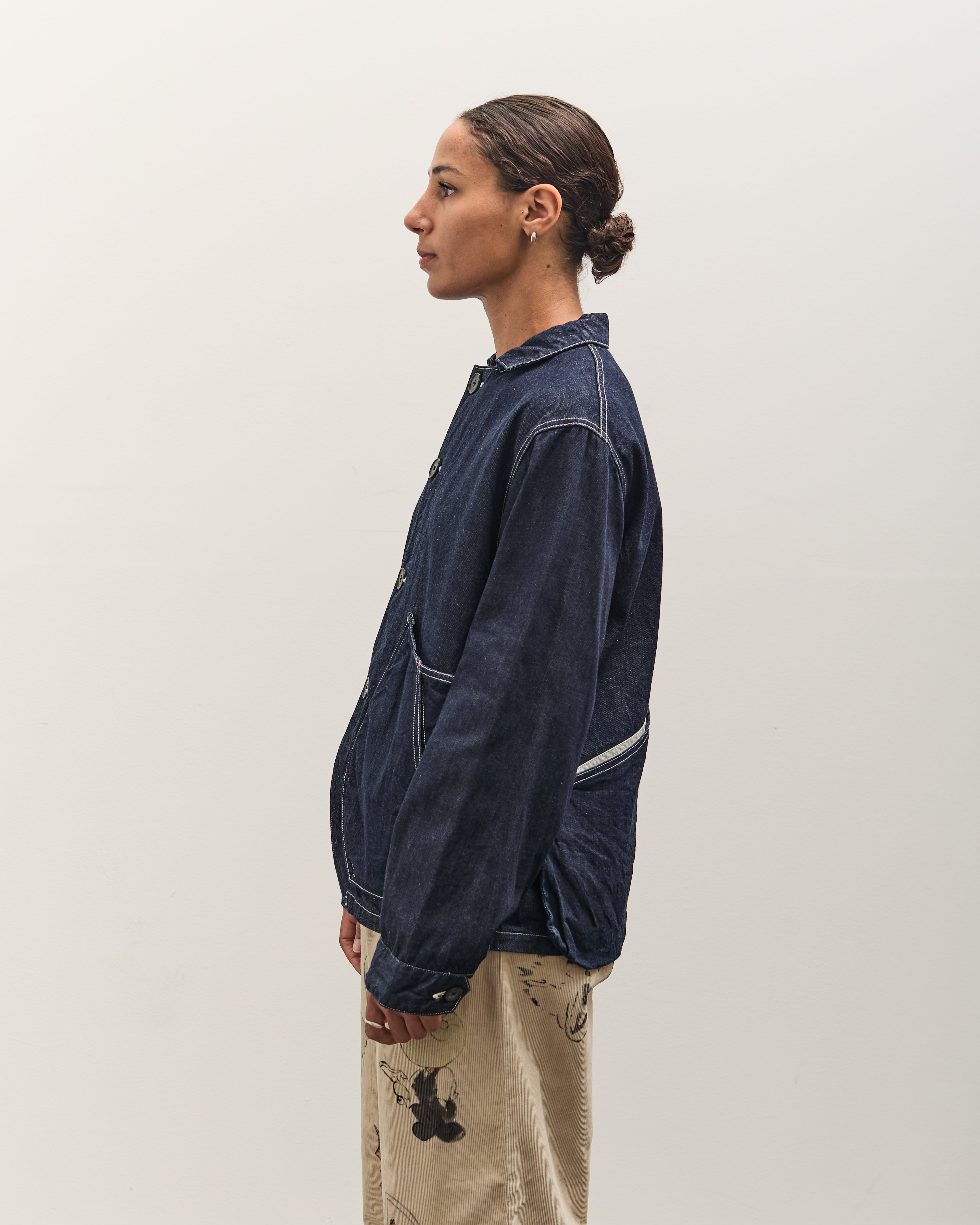 Kapital 11.5ozDenim x 8ozDenim RINGOMAN Coverall, IDG – Glasswing