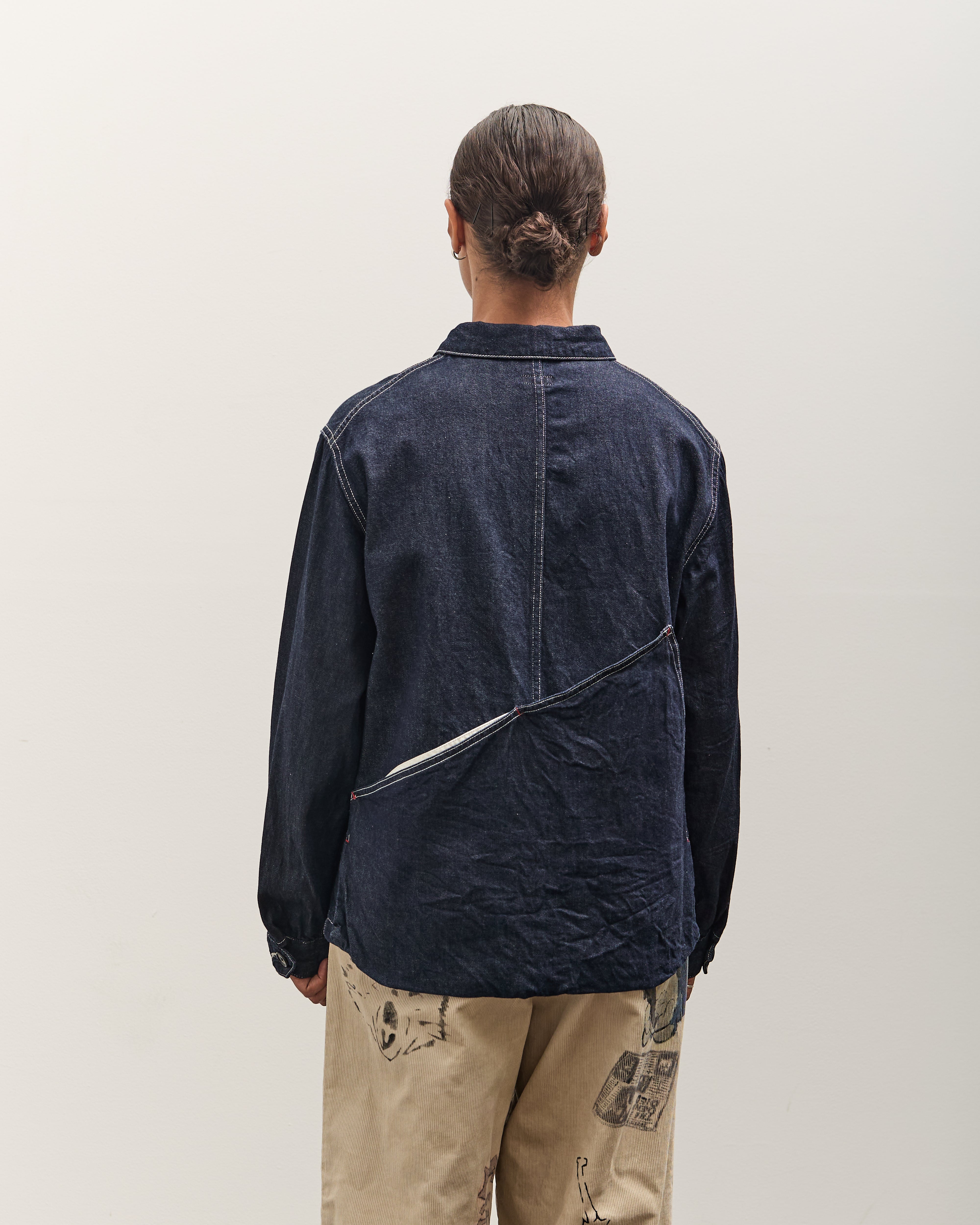 Kapital 11.5ozDenim x 8ozDenim RINGOMAN Coverall, IDG – Glasswing