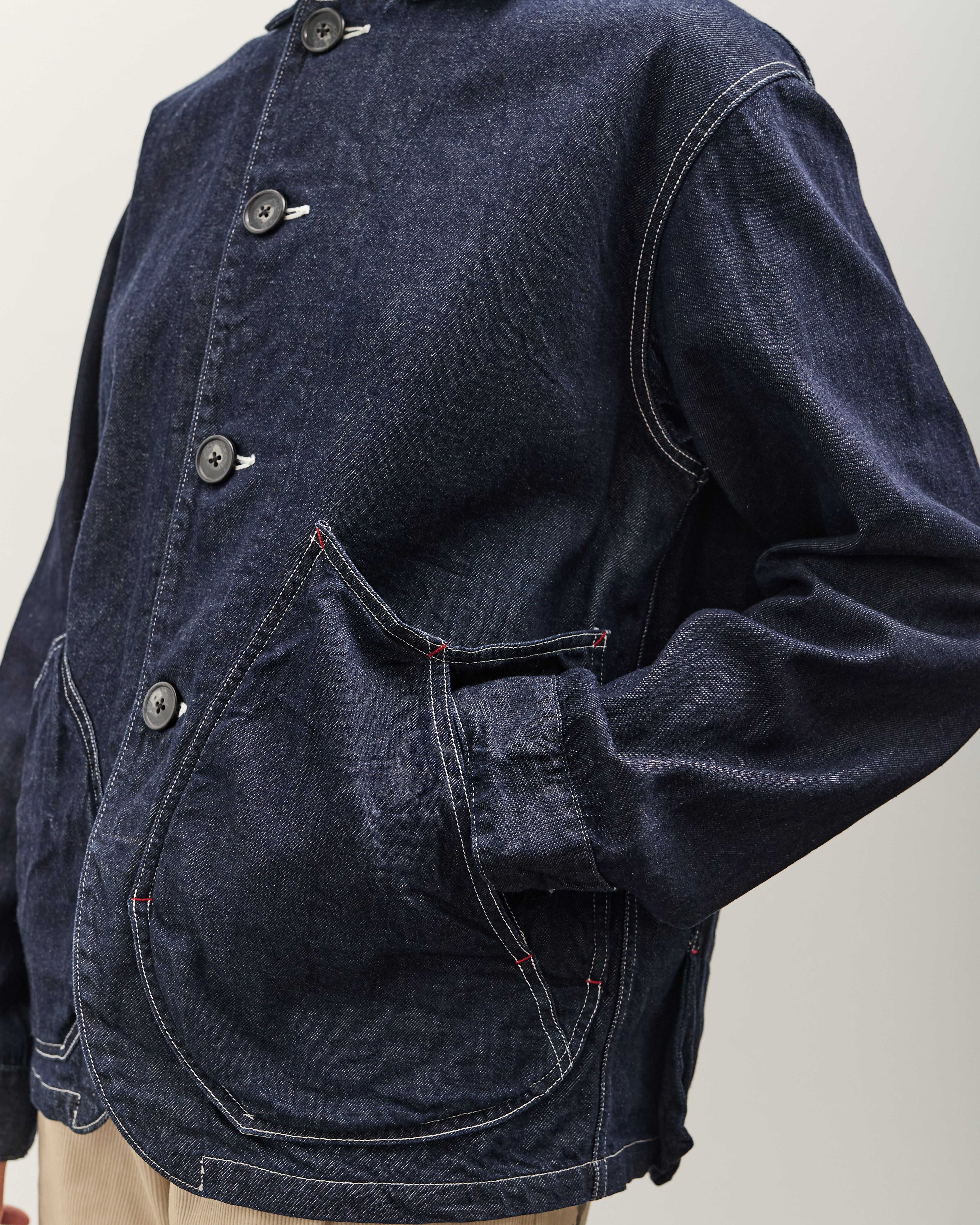 KAPITAL 8ozIDG × IDG デニム DUKE カラー ジャケット 11.5ozDenim x 8ozDenim RINGOMAN Coverall - IDG – Standard & Strange