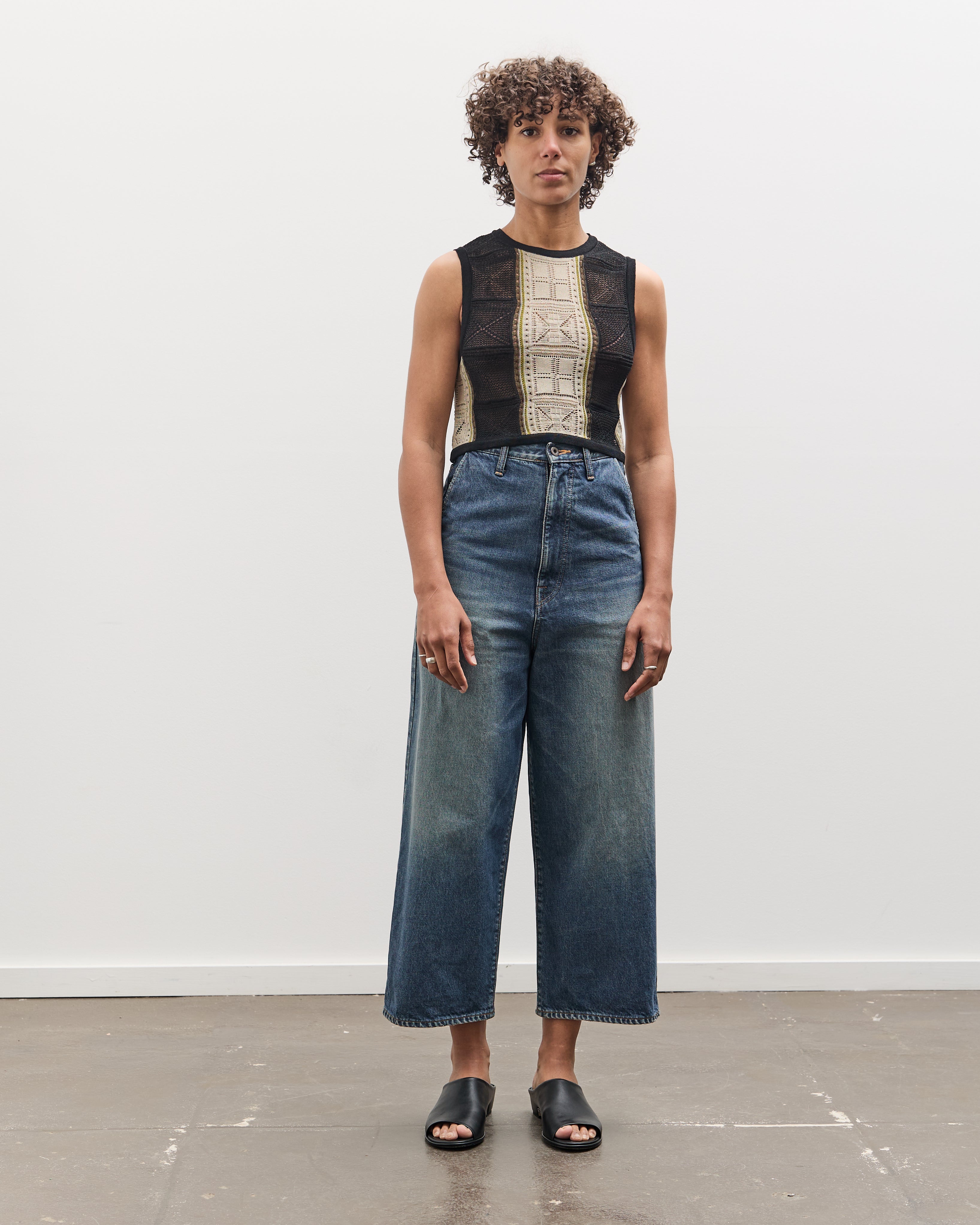 Crochet Knit Bustier ネイビー　TODAYFUL Crochet Knit Bustier ネイビー TODAYFUL - メルカリ