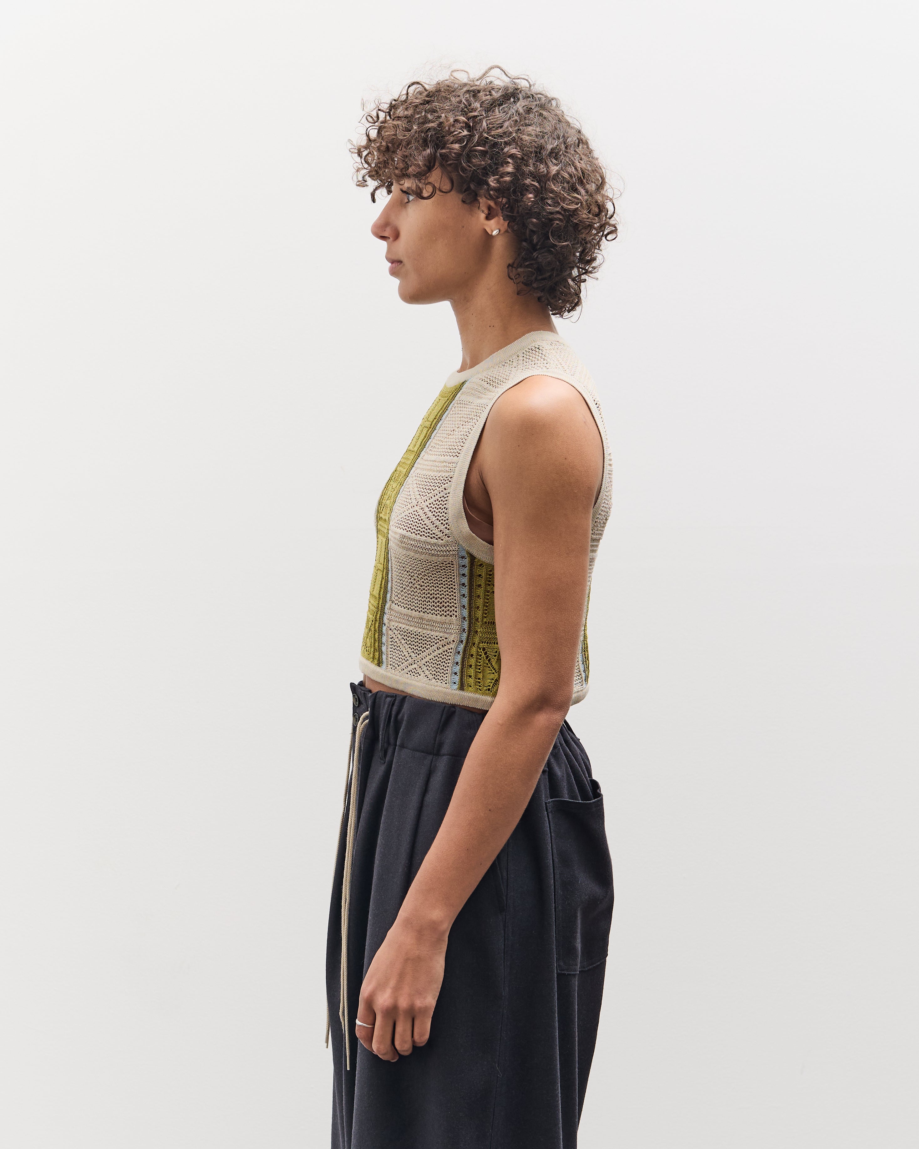 Crochet Knit Bustier ネイビー　新品未使用 Crochet Knit Bustier ネイビー TODAYFUL - メルカリ