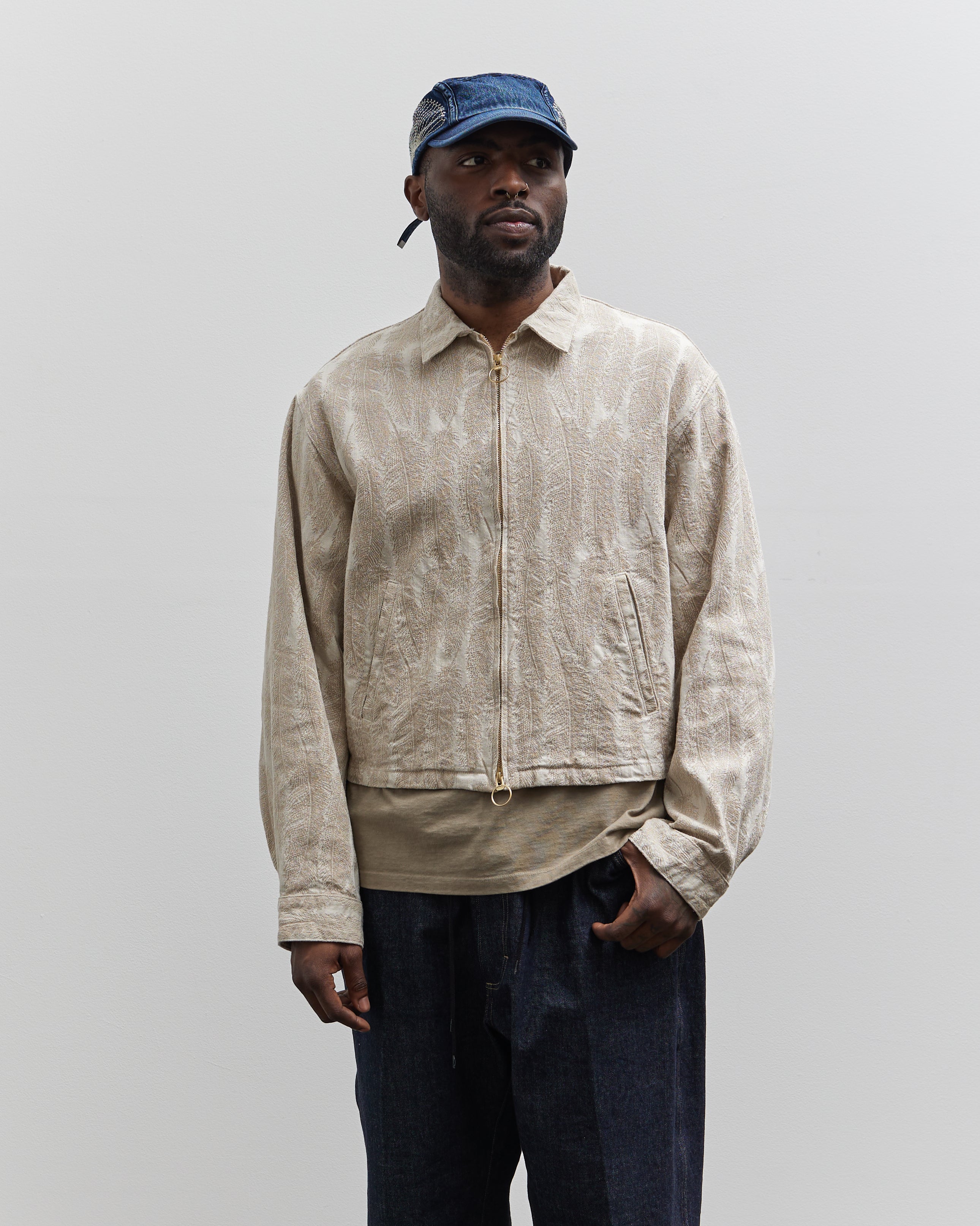 Kapital Unisex Magpie Drizzler Jacket, Natural – Glasswing