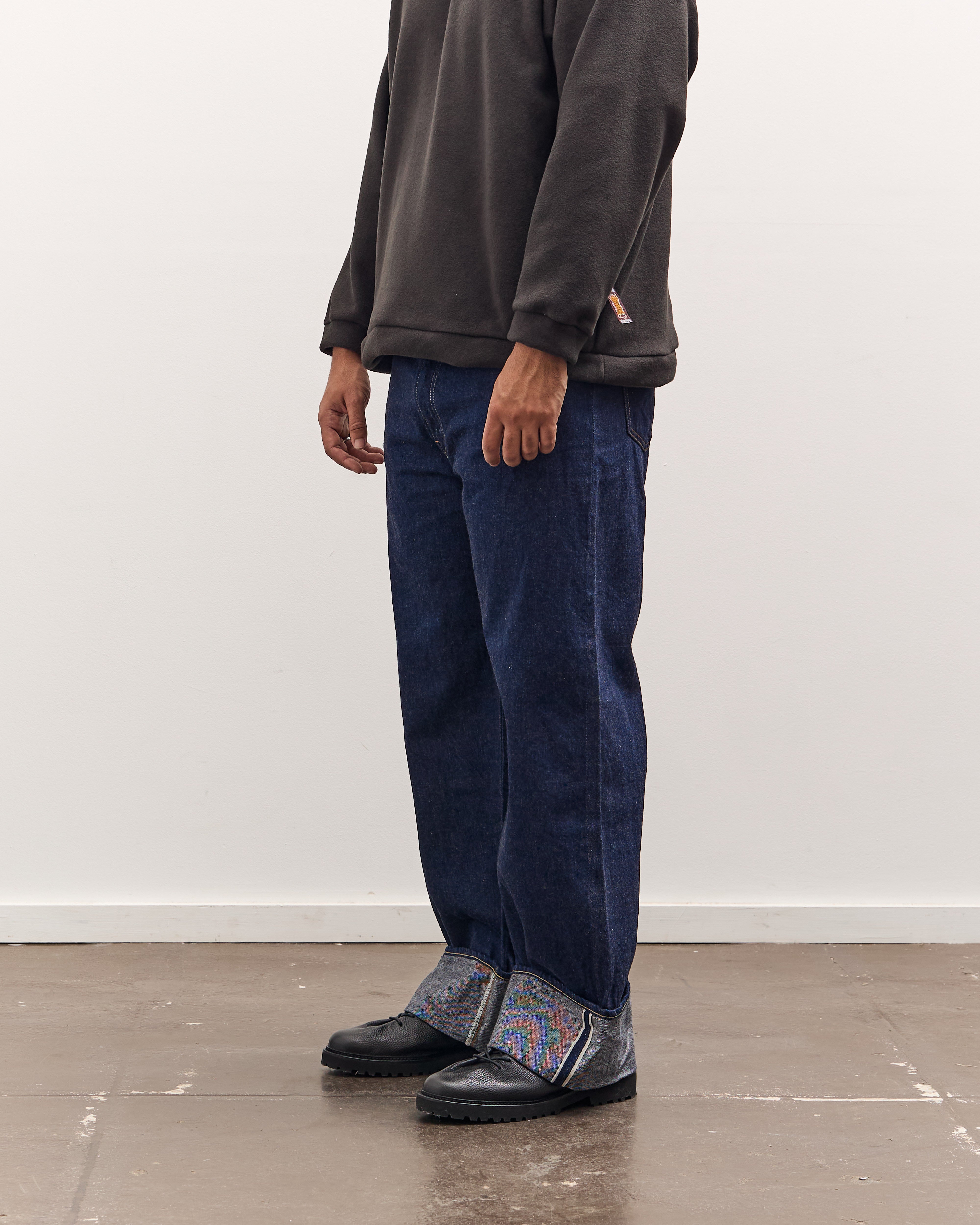 Kapital 12oz Denim 5P New Momonroe Jeans, IDG – Glasswing