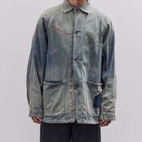 Kapital 12oz Denim CACTUS Coverall (Memorial Embroidery Model), PRO