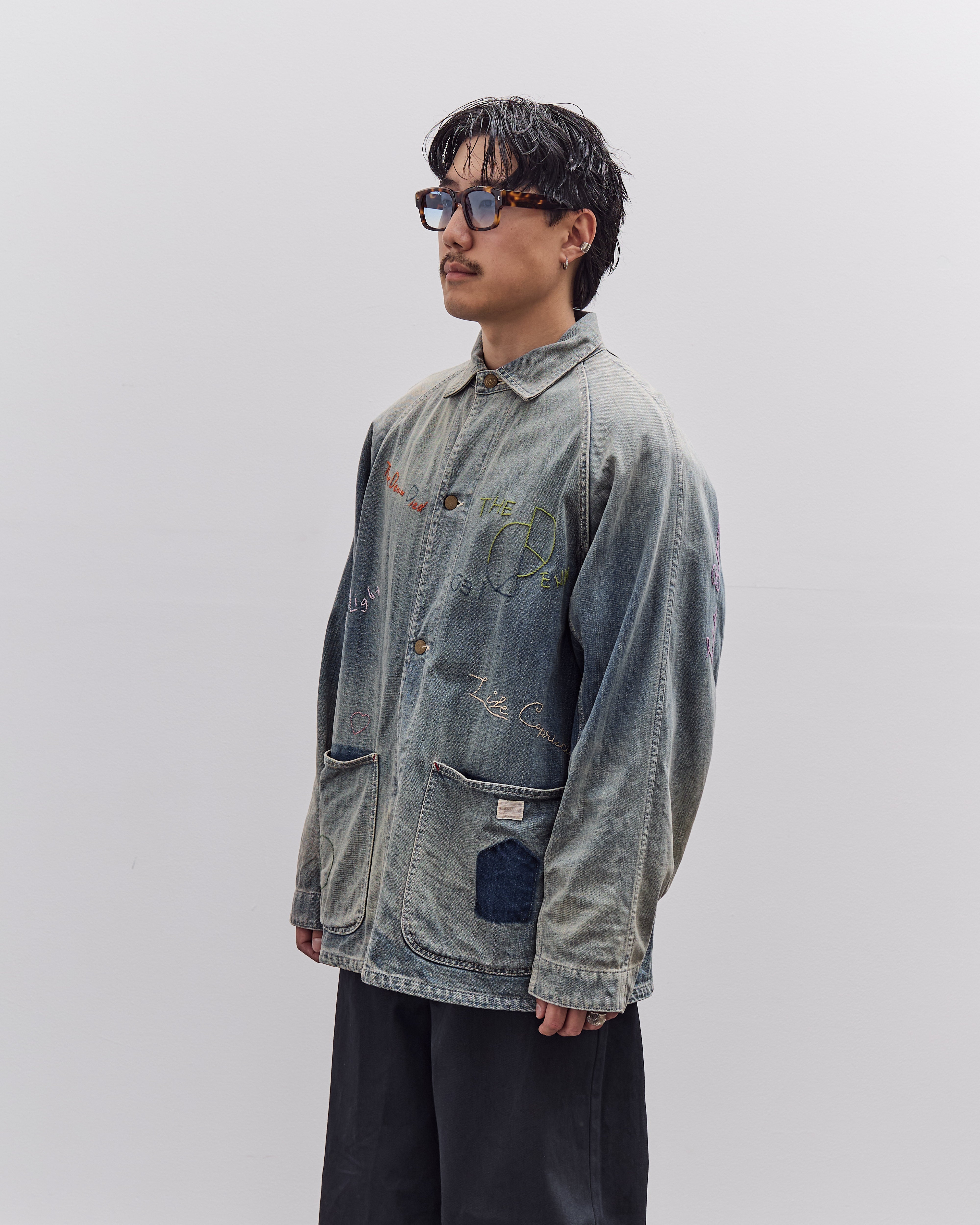 12oz Denim CACTUS Coverall (Memorial Embroidery Model), PRO
