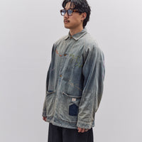 Kapital 12oz Denim CACTUS Coverall (Memorial Embroidery Model), PRO