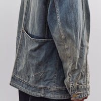 Kapital 12oz Denim CACTUS Coverall (Memorial Embroidery Model), PRO