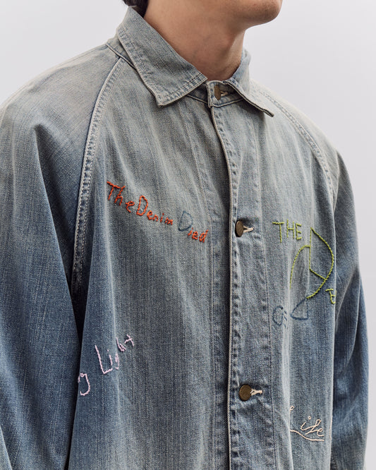 Kapital 12oz Denim CACTUS Coverall (Memorial Embroidery Model), PRO