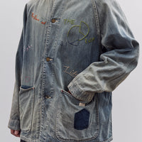 Kapital 12oz Denim CACTUS Coverall (Memorial Embroidery Model), PRO