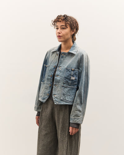 Kapital 12oz Denim Cropped WINDAY CHOR JKT, PRO