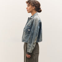 Kapital 12oz Denim Cropped WINDAY CHOR JKT, PRO