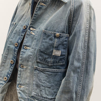 Kapital 12oz Denim Cropped WINDAY CHOR JKT, PRO