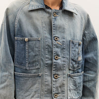 Kapital 12oz Denim Cropped WINDAY CHOR JKT, PRO