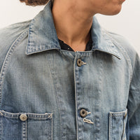 Kapital 12oz Denim Cropped WINDAY CHOR JKT, PRO