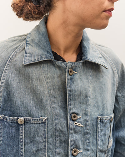 Kapital 12oz Denim Cropped WINDAY CHOR JKT, PRO