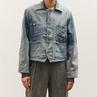 Kapital 12oz Denim Cropped WINDAY CHOR JKT, PRO