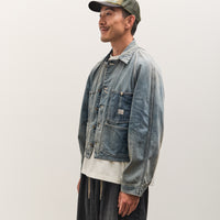 Kapital 12oz Denim Cropped WINDAY CHOR JKT, PRO