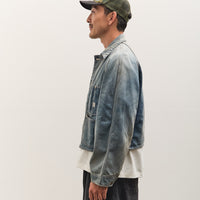 Kapital 12oz Denim Cropped WINDAY CHOR JKT, PRO
