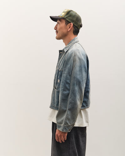 Kapital 12oz Denim Cropped WINDAY CHOR JKT, PRO