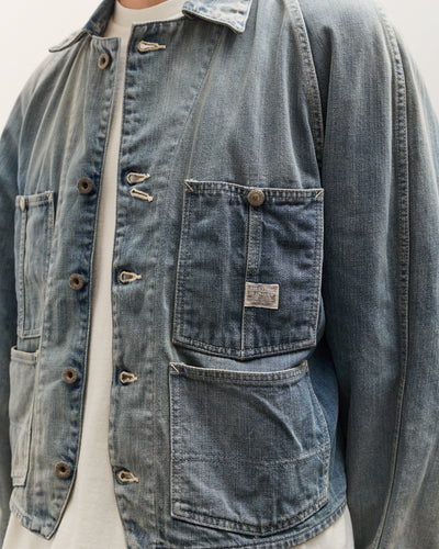 Kapital 12oz Denim Cropped WINDAY CHOR JKT, PRO