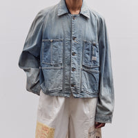Kapital 12oz Denim Cropped WINDAY CHOR JKT, PRO