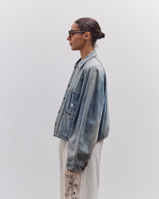 Kapital 12oz Denim Cropped WINDAY CHOR JKT, PRO