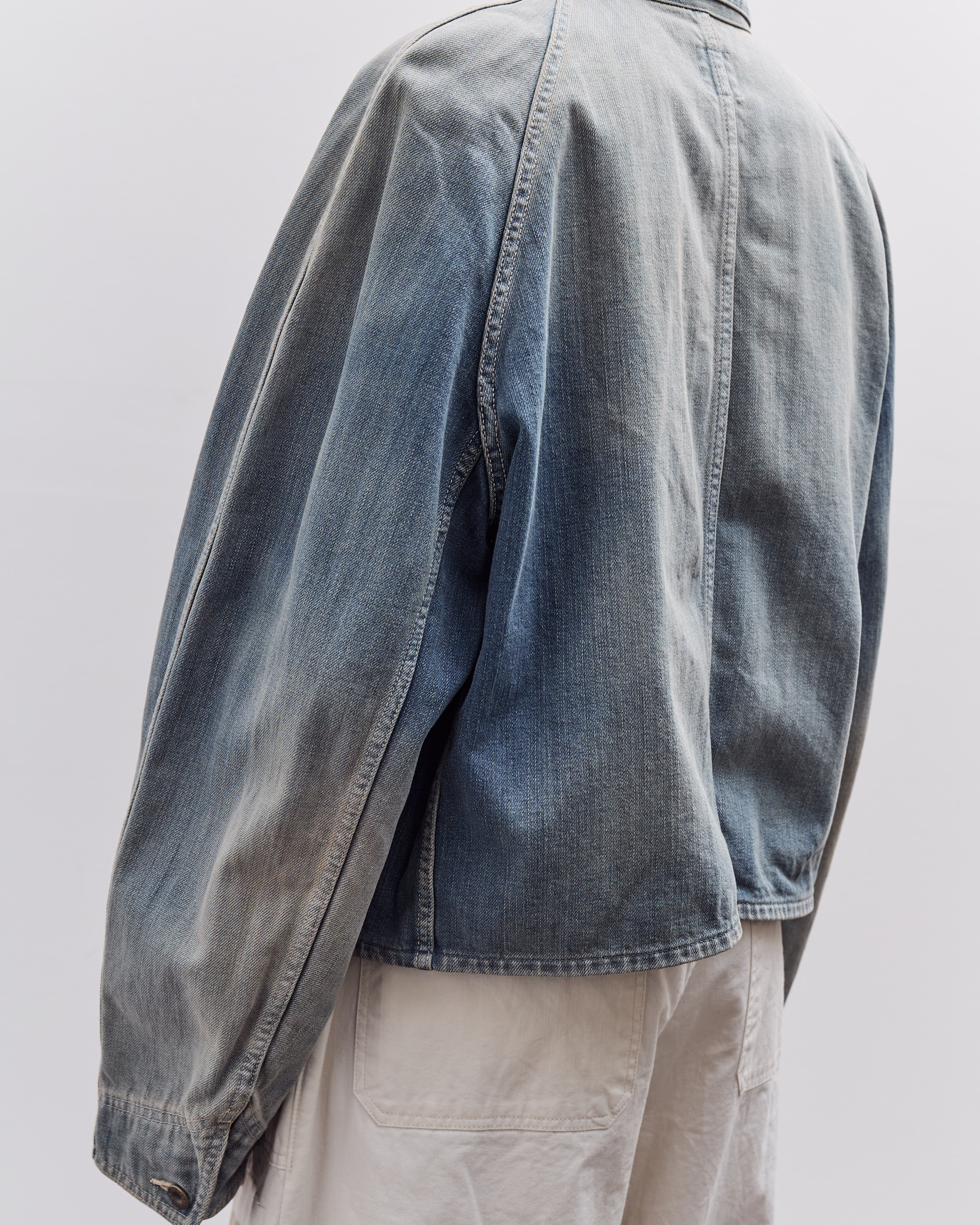 Kapital 12oz Denim Cropped WINDAY CHOR JKT, PRO – Glasswing