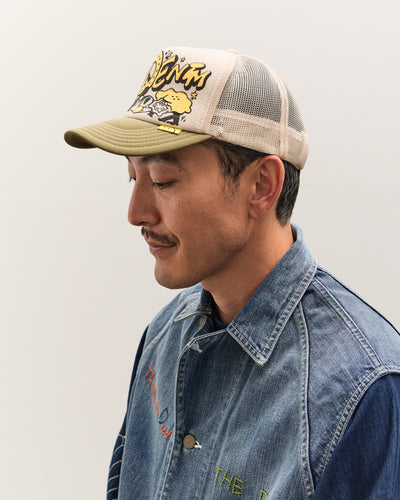 Kapital TH.D.D. Track Cap, ECR x Khaki