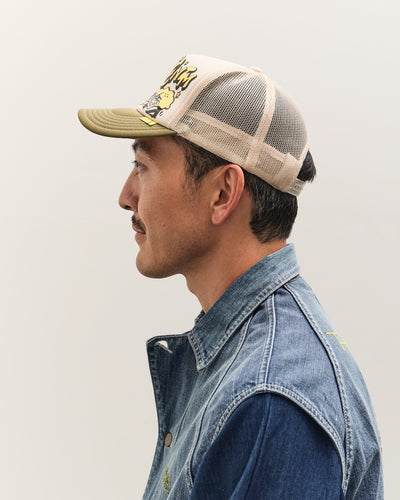 Kapital TH.D.D. Track Cap, ECR x Khaki