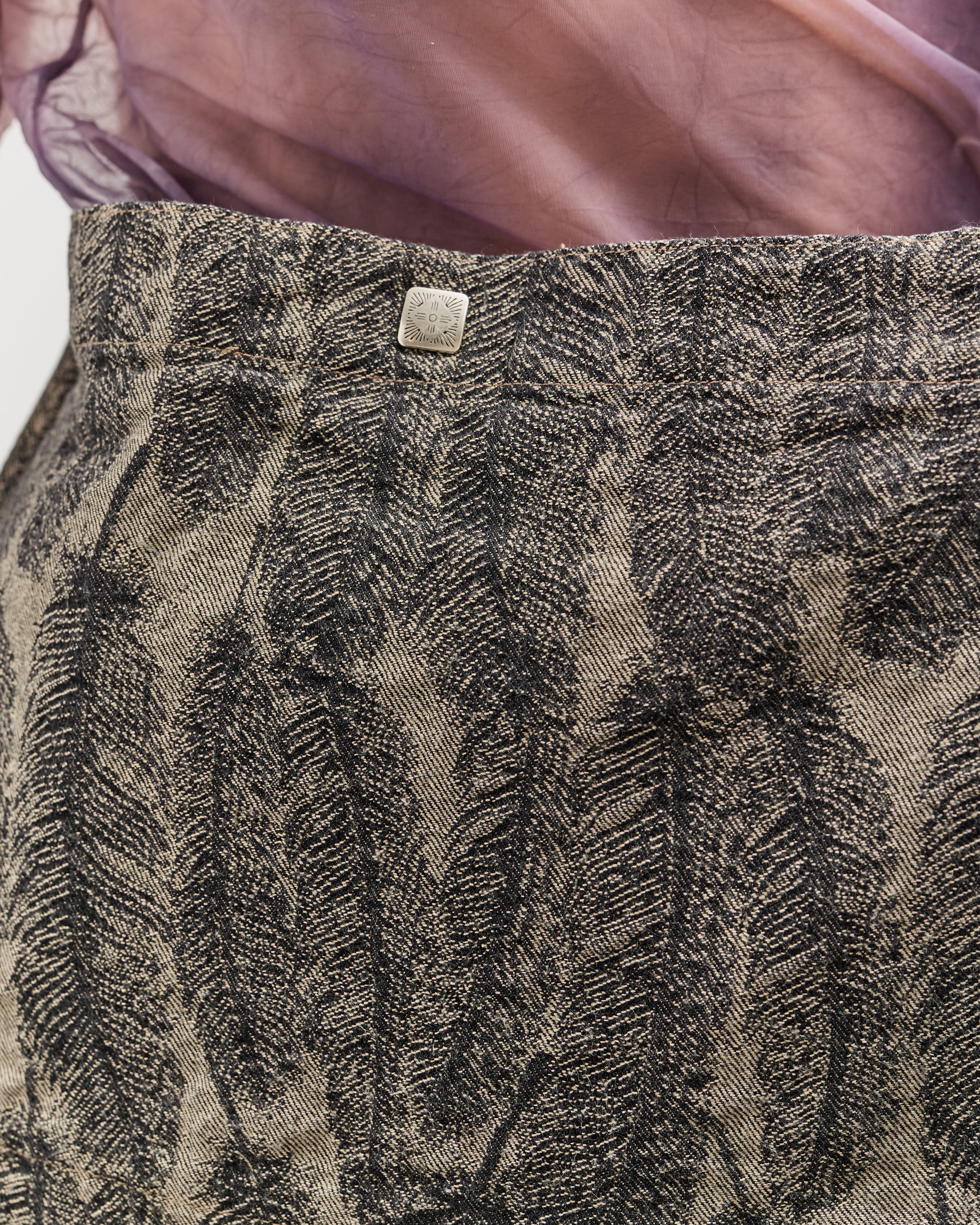 Kapital 12oz MAGPIE Denim MEDICINE Bag (L), BLKxBE – Glasswing