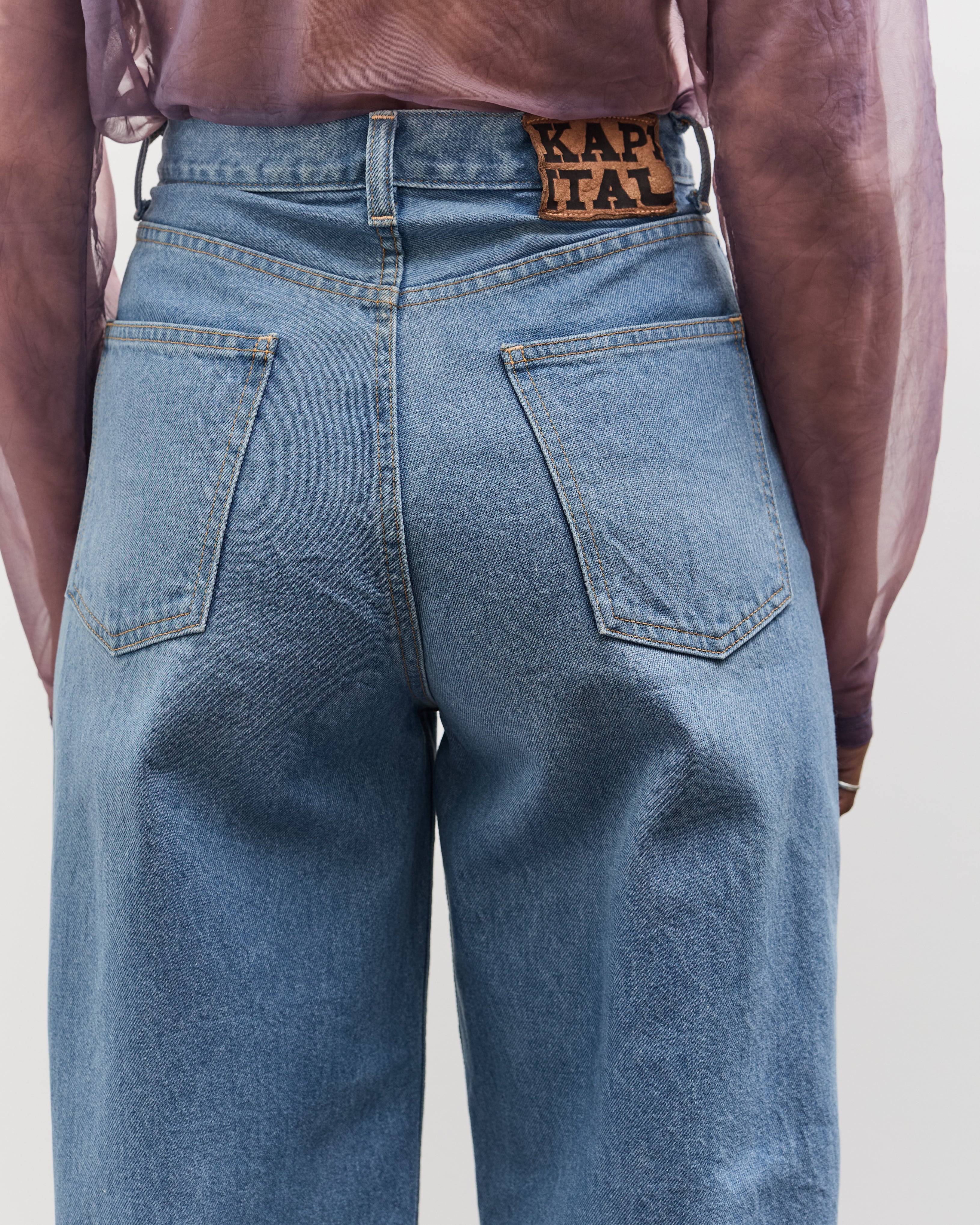 Kapital 13.5oz Zimbabwe Denim CLUB Baggy Pants, PRO – Glasswing