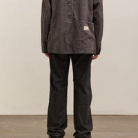 Kapital 14Oz Black Denim 5P Monkey (Zip Version), Black