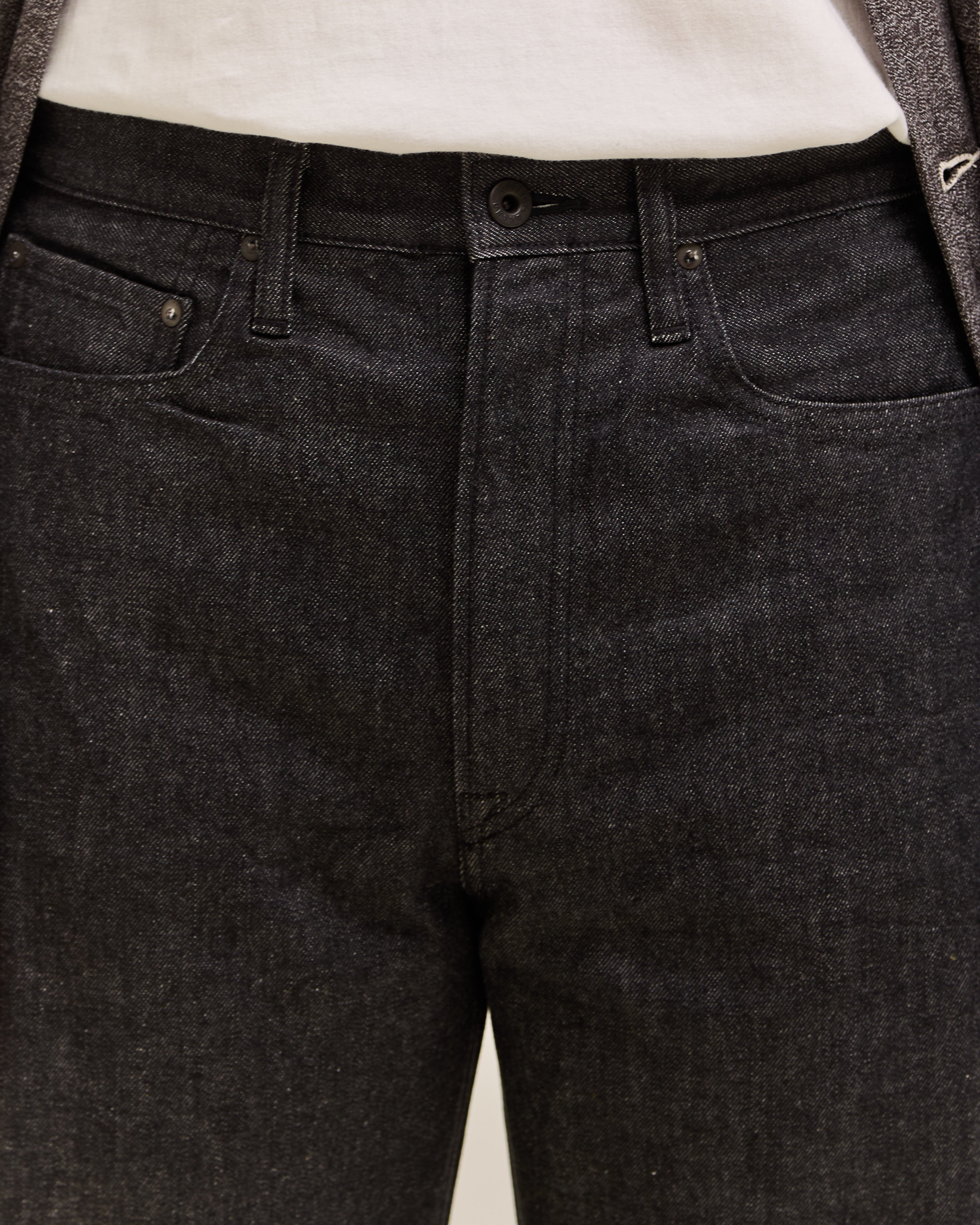 Kapital 14Oz Black Denim 5P Monkey (Zip Version), Black – Glasswing